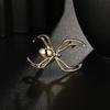 European-American Simple Spider Brooch: Stylish Insect Corsage Lapel Pin Accessory