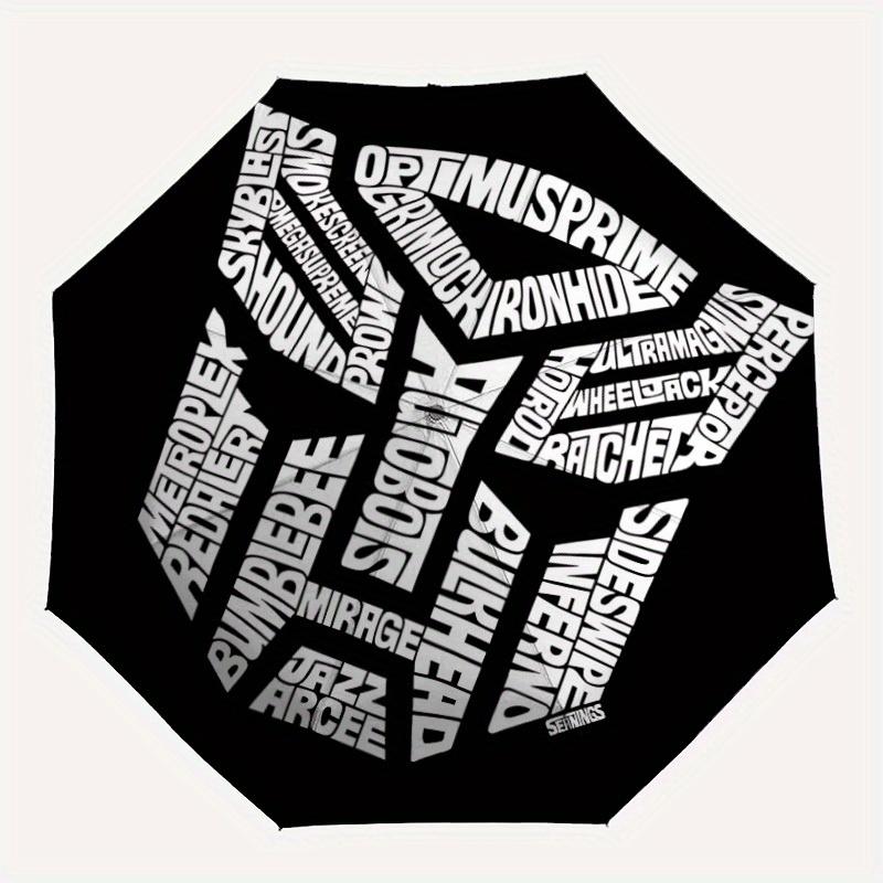 

Transformers Autobots Automatic Open/Close Umbrella, Portable 3-Fold Compact Umbrella for Men & Women, Perfect Gift for Birthday, Christmas