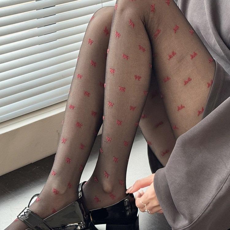 Women Tights Sheer High Waist Pantyhose, Vintage Control Top Stockings Stockings Ultra-thin  Transparent Pantyhose