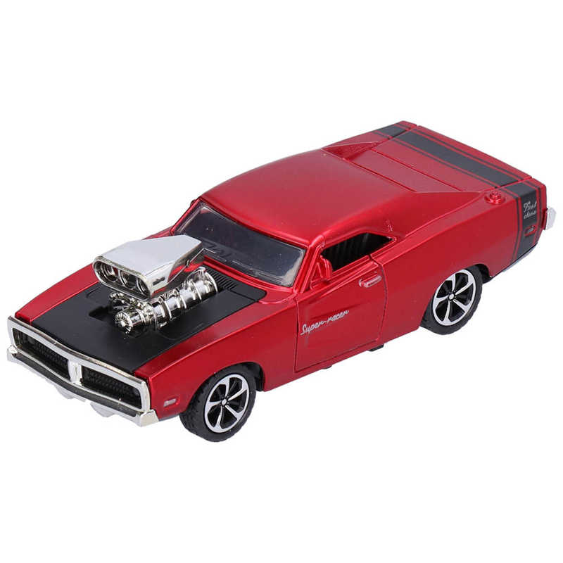 Model Mașină de Curse Dodge Super la Scară 1/32, Jucărie Mașină cu Sunet și Lumină, Model Mașină Aliaj cu Tragere Înapoi Retro pentru Familie pentru Acasă
