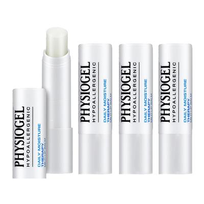 Daily Moisture Therapy Mild Lip Balm, Mixed Colors, 4.2g, 4 Pieces