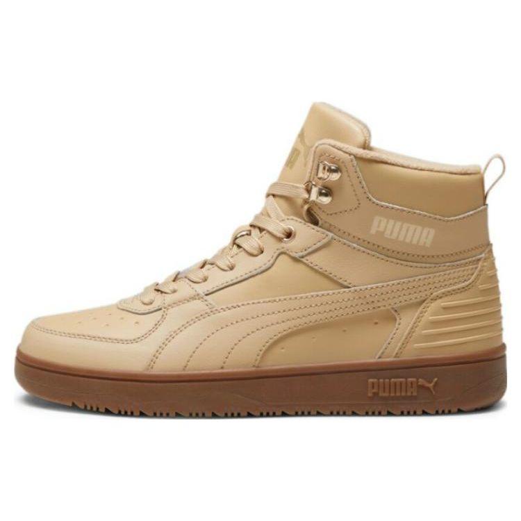 Puma Rebound Rugged Comfortable Durable High-Top Sneakers Unisex Sneakers Yellow 387592-07