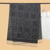 Ethnic Style Tassel Blanket Thick Pashmina  Winter Warm Shawl Wrap Cashmere Jacquard Scarf Women Neckerchief Poncho Stoles