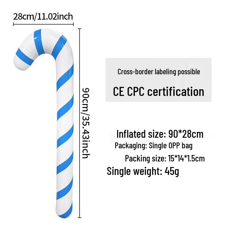 Cross-Border Christmas Courtyard Decoration: PVC Lantern & Inflatable Christmas Ball Set