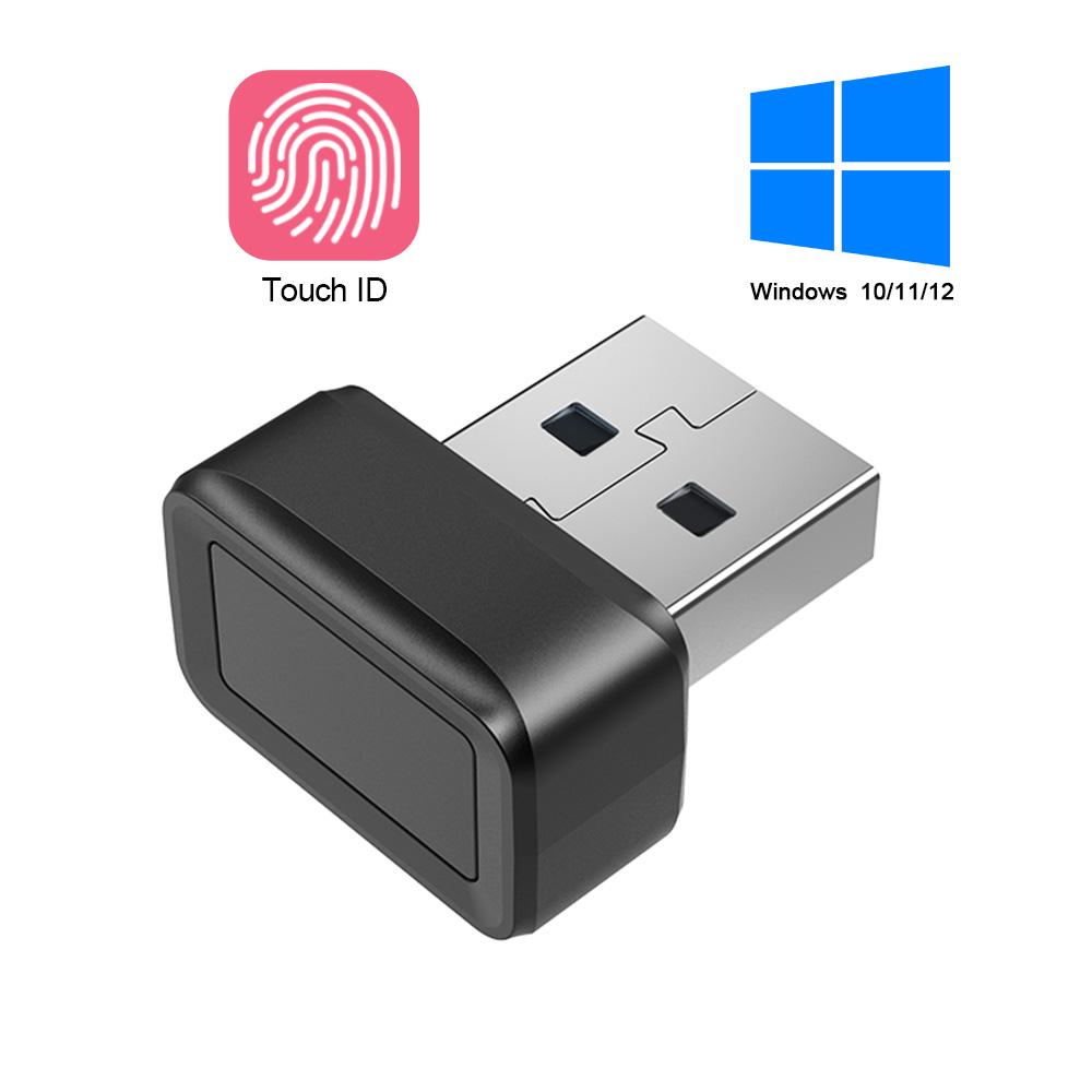 USB Fingerprint Key, Windows Hello Biometric Fingerprint Reader, 360° Fast & Accurate Authentication for PC/Laptop Security