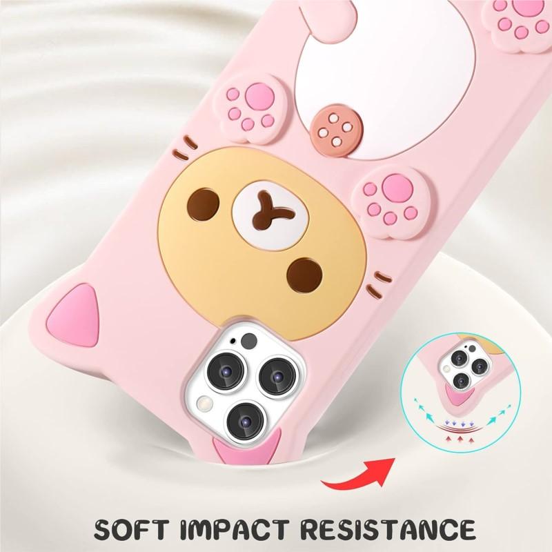 Rilakkuma Orso Gatto Per Samsung Galaxy A15 A14 A53 A54 S20 FE S22 S23 S24 Plus Custodia Morbida in Silicone