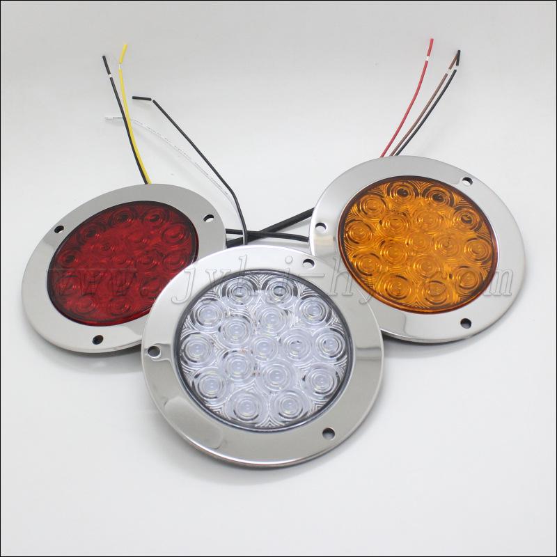 LED Truck Tail Light for Turn Signal and Running, Compatible with 12/24/10-30V Systems