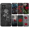 Rose Flower Floral Case For Samsung Galaxy M23 M33 M53 M13 M12 M32 M52 M55 M14 M34 M54 M20 M51 M21 M30s M31s
