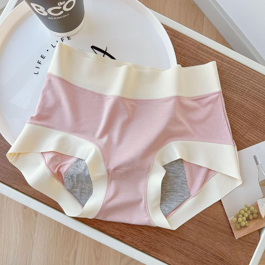 

Средние Удобные Дышащие Трусы для Менструации с Завышенной Талией Мягкие Влагоотводящие Многоразовые Менструальные Трусы Женские Для Bean