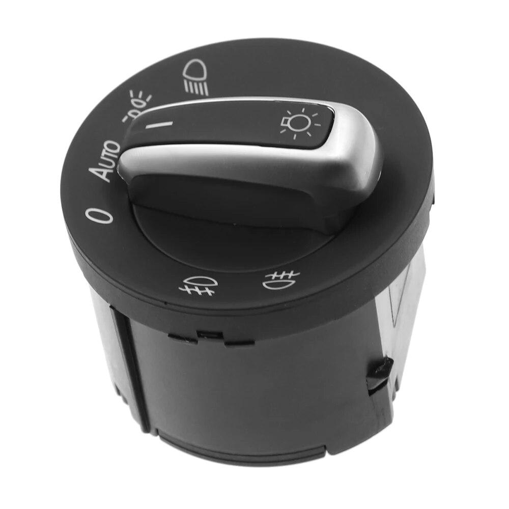 5ND941431A 5ND941431B 5ND941431C for VW Golf Jetta MK5 MK6 GTI Passat B6 B7 CC Touran Caddy Tiguan Car Chrome Headlight Switch