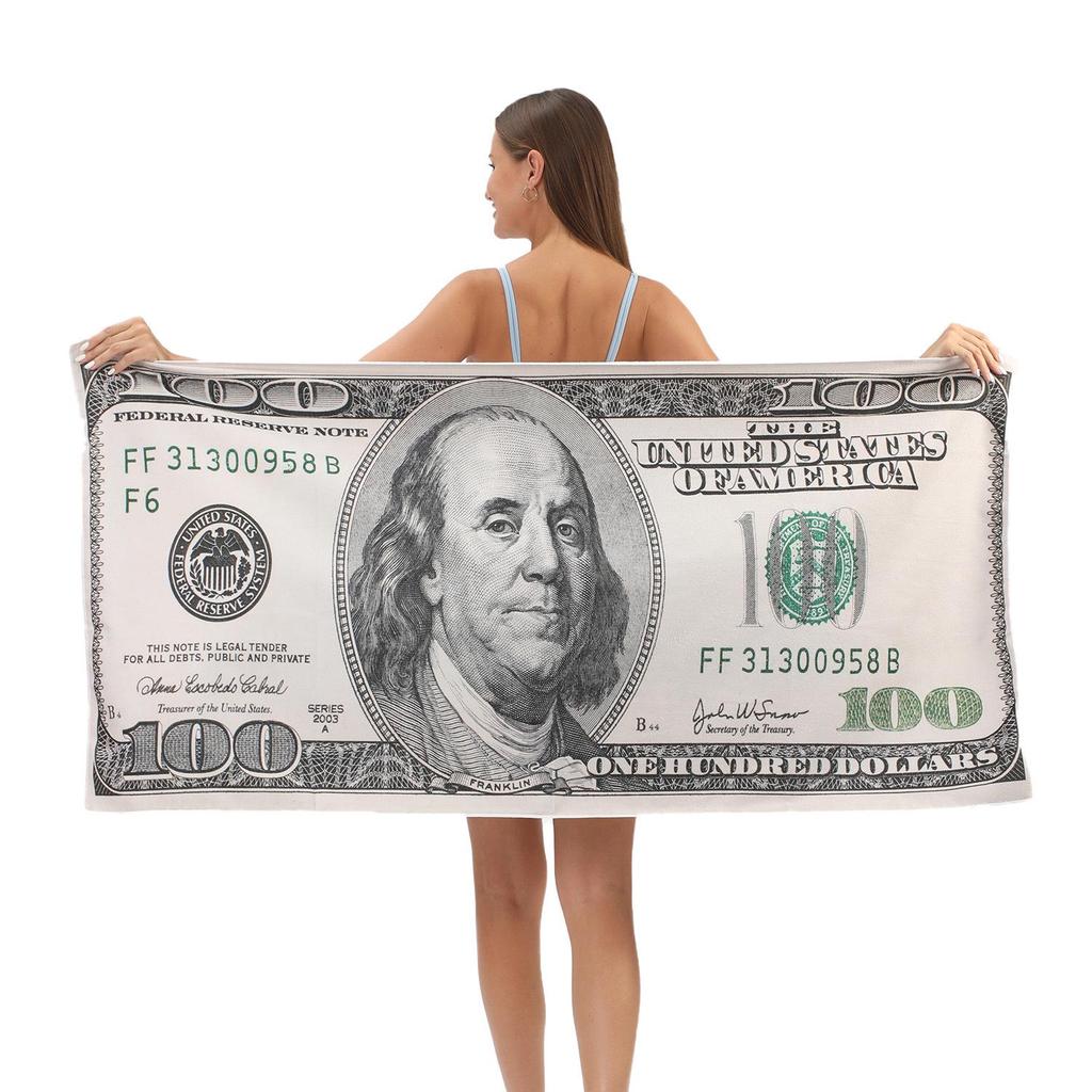 Customized Printed Microfiber Oversized Beach Towels, Quick Dry Bath Towels