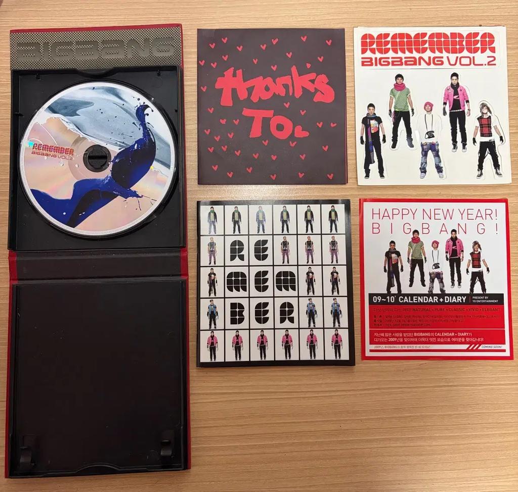 BIGBANG's 2nd full-length album, "Remember" (CD)