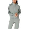 Asics Short Breathable Moisture-Wicking Quick-Dry Jacket Women Jackets Gray-Green 2042A364-425