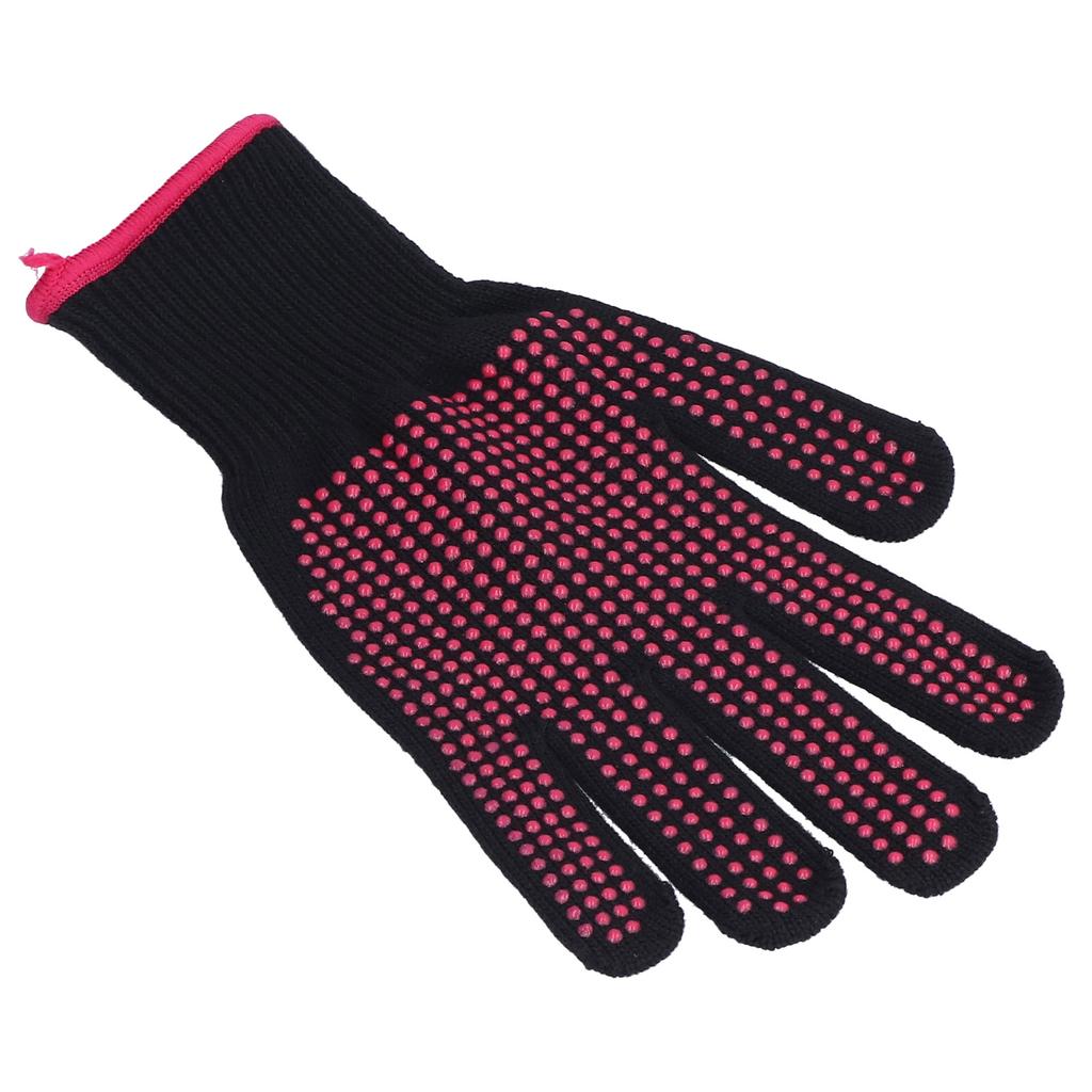 4Pcs Heat Resistant Gloves High Temperature Resistant Anti Scalding Mitts with Silicone Bumps