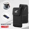 For Honda Universal Mobile Phone Waist Bag For iPhone Holster Oxford Cloth Mobile Phone Pouch Belt Clip Cover Car Key Cover LK6 