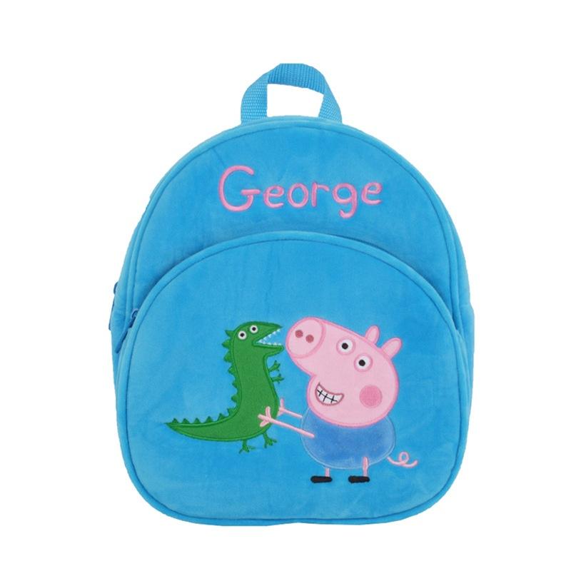 Adorable Peppa Pig 3d Plush Backpack For Kids Soft And Super Cute