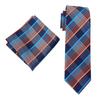 2025 New Elegant British Plaid Men's Tie and Pocket Square Set