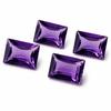 AAA Natürlicher Amethyst Rechteckig Facettierter Edelstein Kalibriert Lose Stein Lila Amethyst für Schmuckherstellung Februar Geburtsstein Sondergrößen Verfügbar