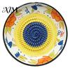 Wielofunkcyjna tarka do przecierów owocowych Ceramiczna tarcza do mielenia imbiru i czosnku, Tarka z ostrymi ząbkami, Łatwa do czyszczenia ręczna maszynka do mielenia dodatków żywnościowych