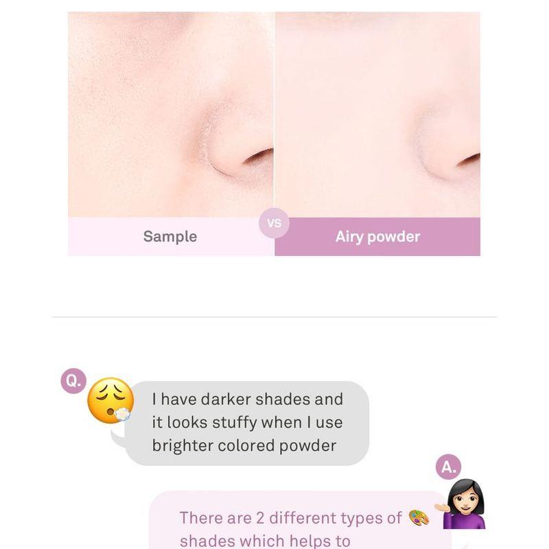 hince - Second Skin Airy Powder - 2 Colors