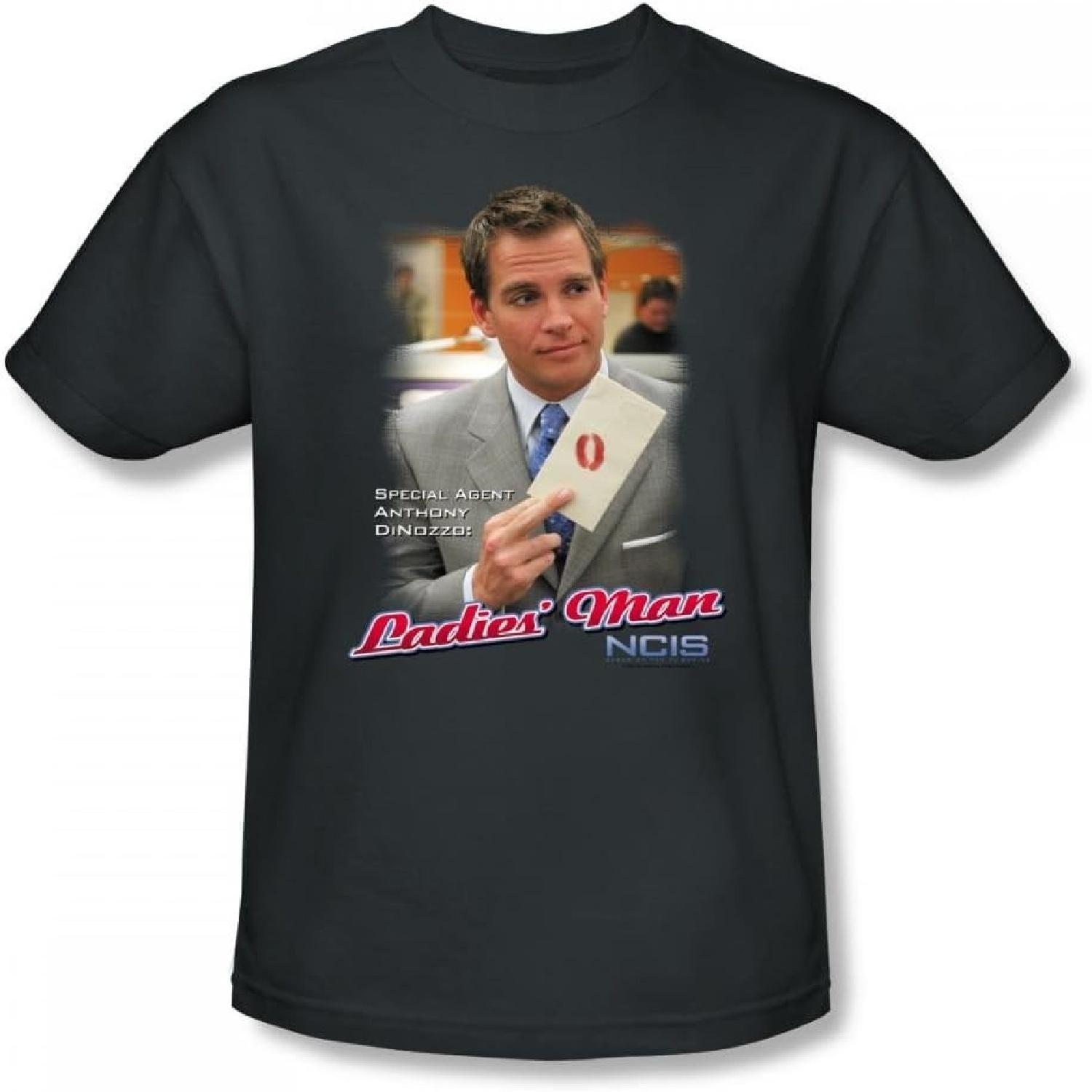 Ncis - Ncis _ Ladies Man Slim Fit Adult T-Shirt In Charcoal S