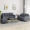 VidaXL Sofa Set with Cushions 3 Pcs, Sofas with Armrests and Backrest, Furniture Set, Living Room Furniture, 3201711