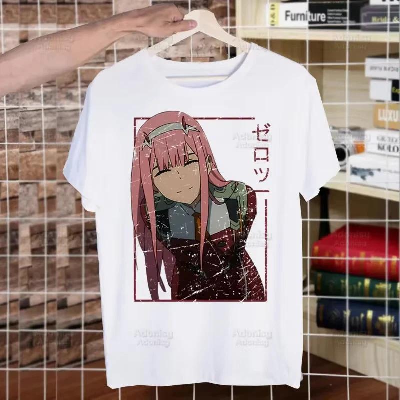 ZERO TWO Unisexga AUnisexe Waifu TShirt Unisex 4 S