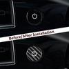 Geeignet für Porsche Taycan 2025 Echtcarbon-Zündschalter Ein-Knopf-Start-Aufkleber