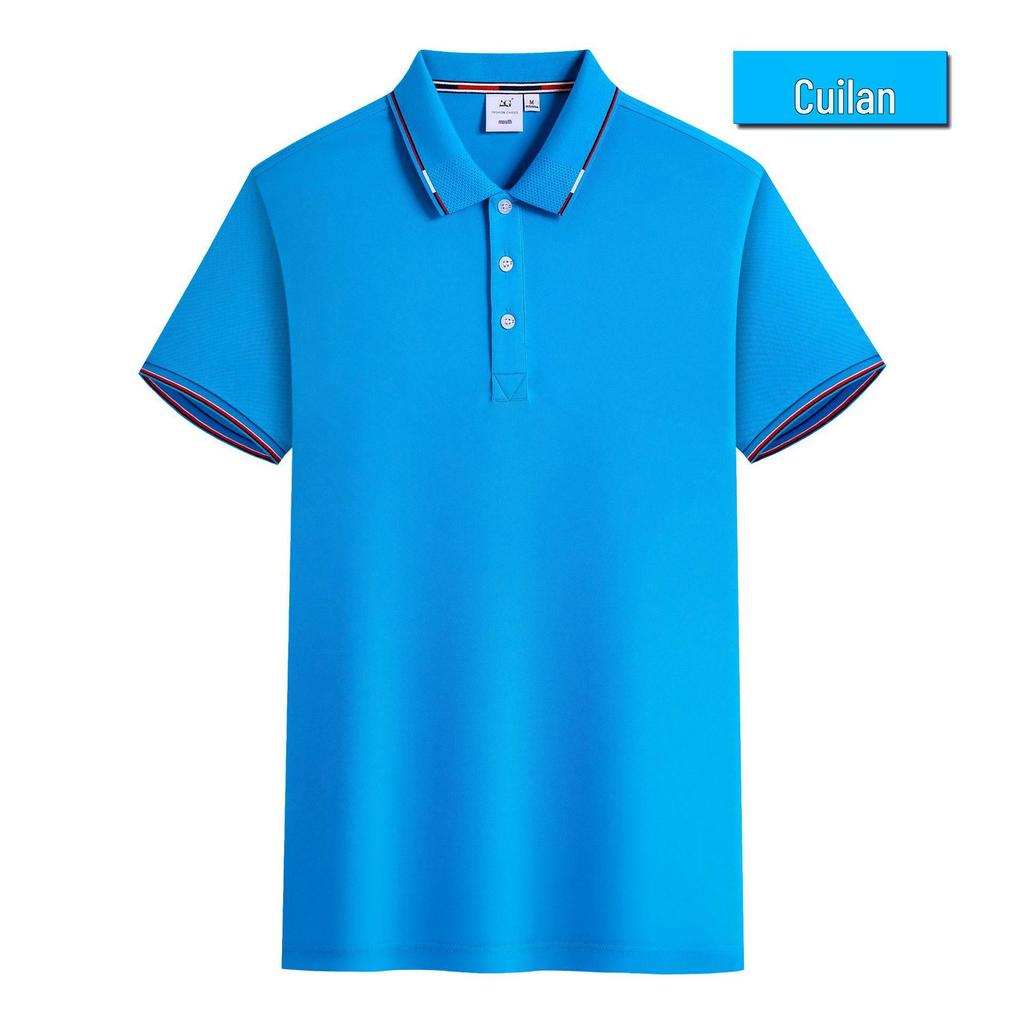 Custom Corporate Logo Polo Shirt - Short Sleeve Workwear for Summer Advertising & Team Outfits