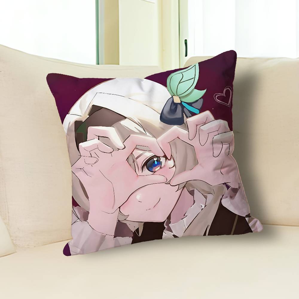 H-Honkai Star Rail Game Firefly Cushion Cover Suitable For Sofa Car Bedroom Office Cushions Decorative Pillow Case