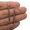 10Pcs High Strength Snap Swivels Rolling Connector Tackle Stainless Steel Fishing Barrels Swivels Safety Snaps Swivels