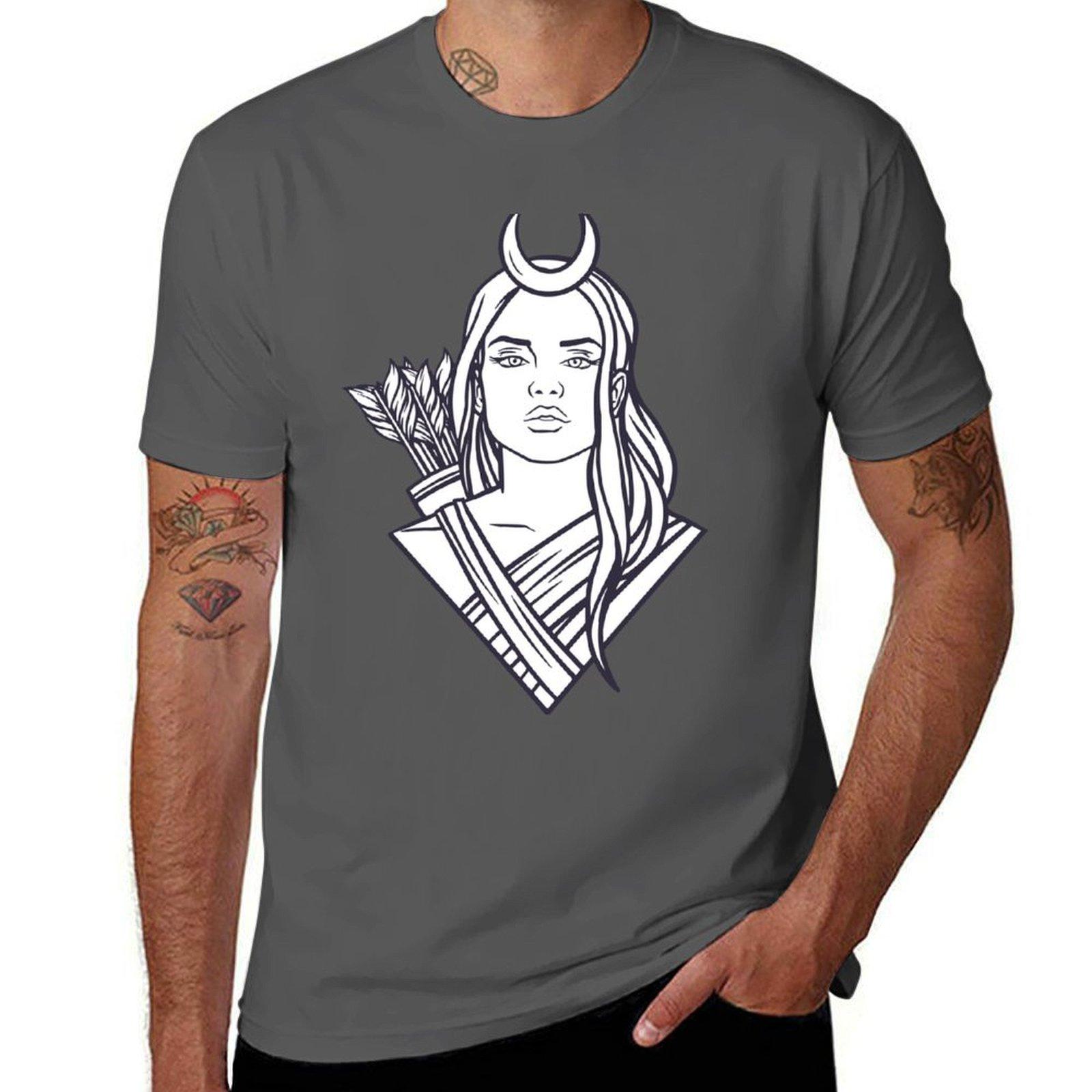 

Goddess Artemis - Ancient Greek Mythology T-Shirt t shirts for man cotton men t shirt cotton 100% T-Shirt 4XL