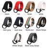 Casual Versatile Black Buckle Nylon Braided Belt Weave Waist Band Canvas Strap Double Ring Waistband