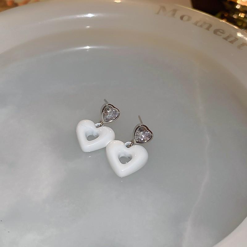 Love Geometric Earrings, Simple Flower Earrings, Fashionable Temperament Earrings, High-end Sense Earrings, Gifts