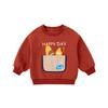 Dudu Family Kids' Skin-Friendly Autumn Cartoon Sweatshirt