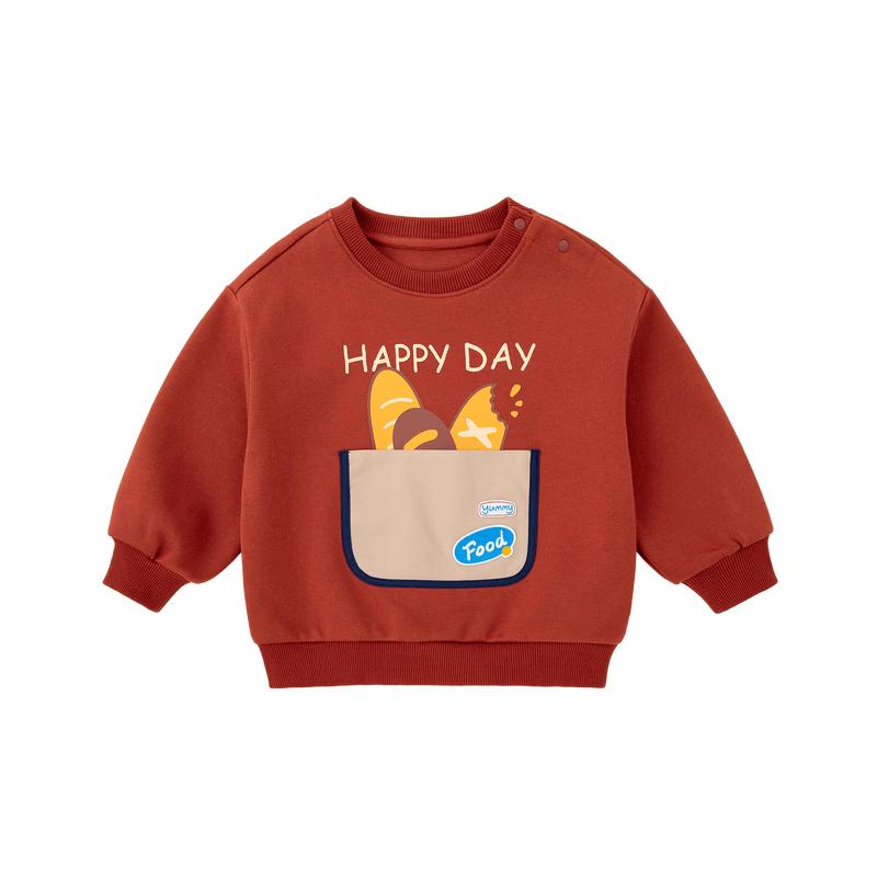 Dudu Family Kids  Skin-Friendly Autumn Cartoon Sweatshirt 130