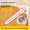 Professional Center Finder Tool High Accuracy Woodworking Center Locator Gauge Compact Carpenter Positioning Tool for DIY Enthusiasts Carpenter