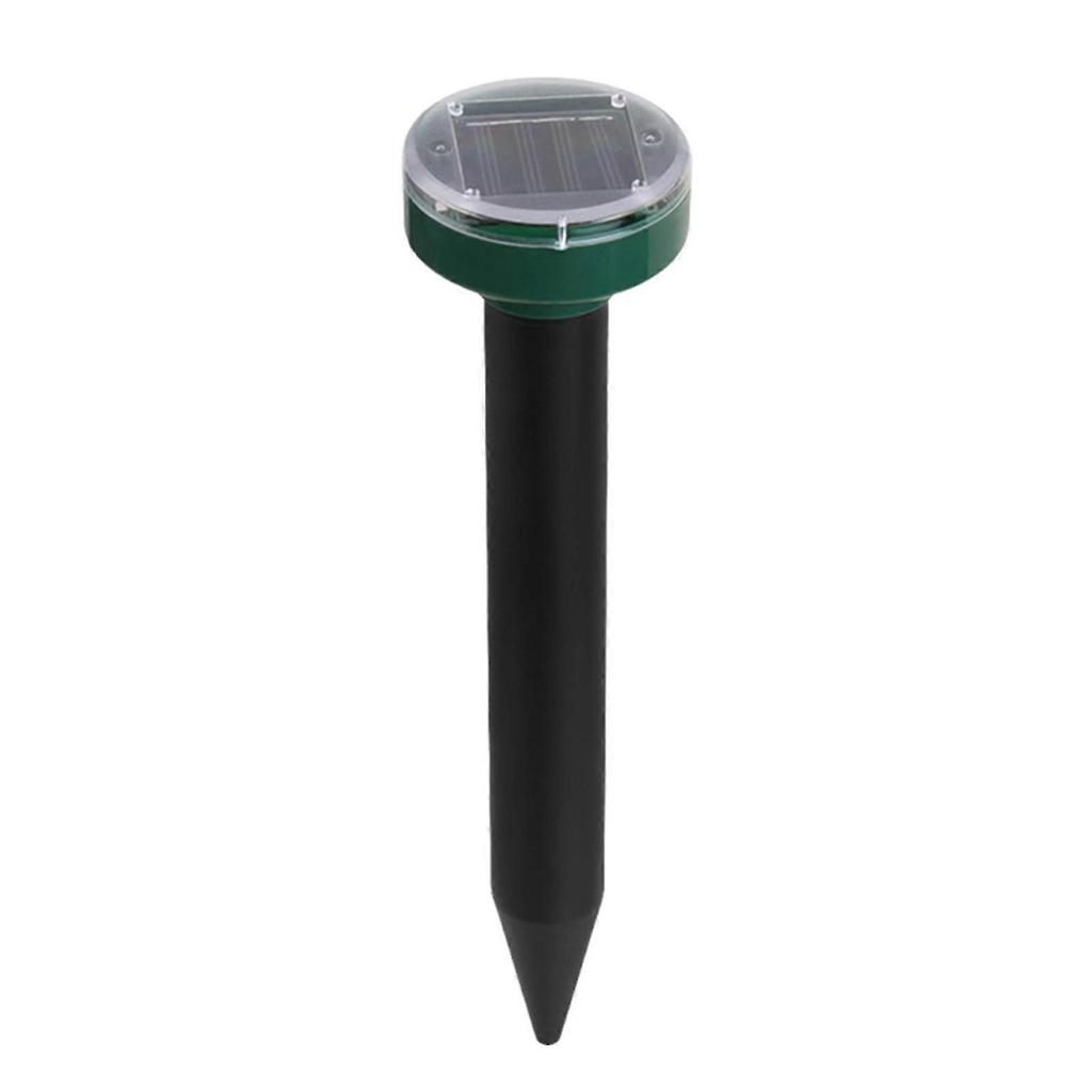 Solar Mole Repellent, Groundhog Repeller Ultrasonic & Solar Powered Animal Repellent for Lawn Garden & Yard Home