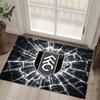 Fulham Football Design Crystal Velvet Carpet Cozy Non?Slip Printed Rug For Bedroom Living Room Entrance
