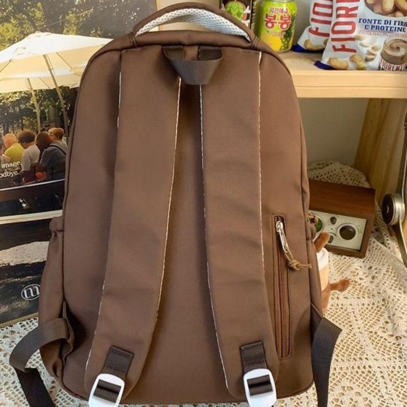 New Cute Campus Schoolbag Female Large-capacity Primary and Secondary School Students Strong and Durable Wide Shoulder Strap Backpack