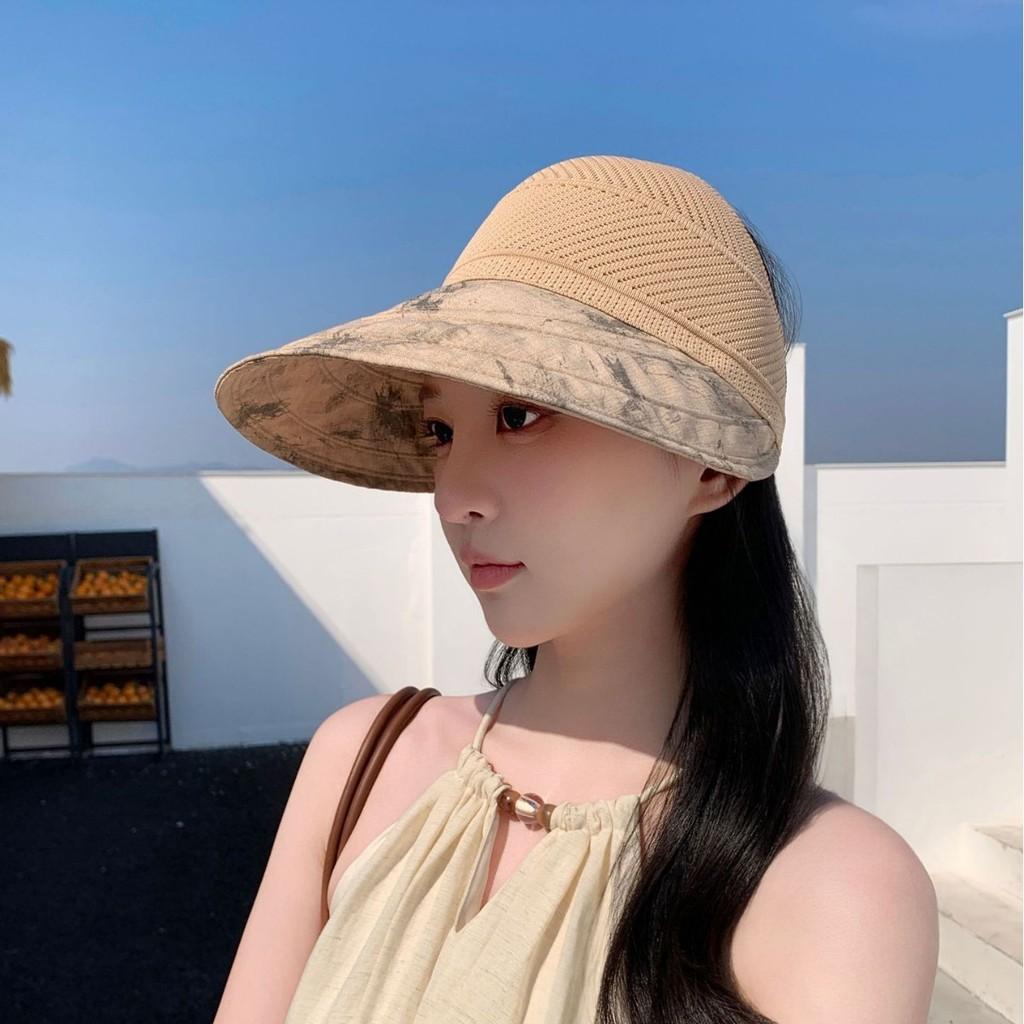 Summer Sun Protection Cap With Large Brim For Women Outdoor Sun Hat Fashion Accessory