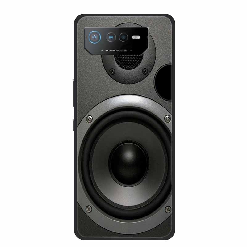 Für Asus ROG Phone 6 Pro Hülle Phone6 Pro Coque Schwarzes TPU Silikon Weiche Rückabdeckung Hülle Für Asus ROG Phone 6D Ultimate Handyhülle