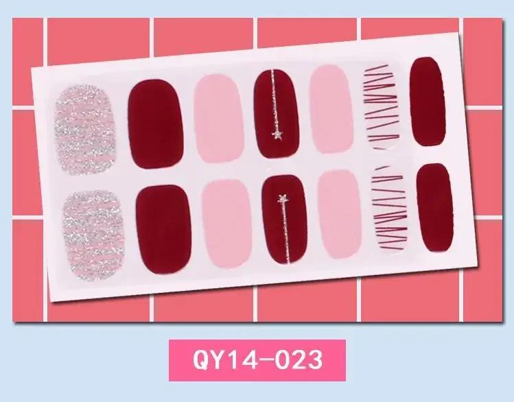 Autocolante de Unghii Tip Slider cu Decalcomanii cu Transfer de Apă Tatuaj Floare Fluture Decor Manichiură Vârf Adeziv