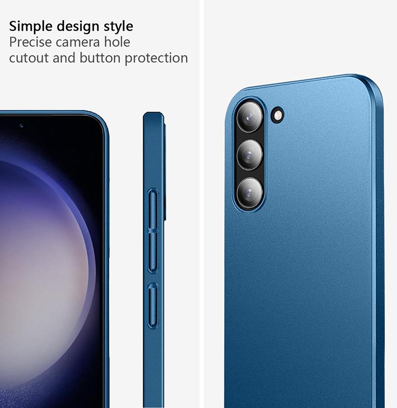 Matte Hard Ultra Thin PC Back Cover Case For Samsung Galaxy S24 A24 A34 A54 A14 A23 A55 A53 A73 S23 S22 S21 S20 Fe Plus Slim
