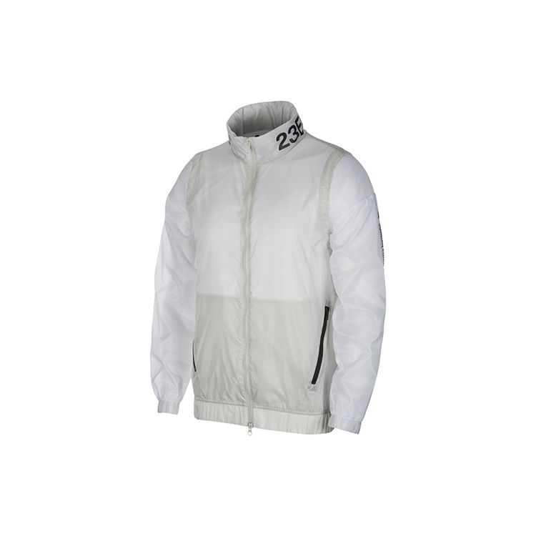 Jordan Engineer Basketball Training Lightweight Packable Hooded Jacket Men Outerwear White AT9776-100 XXL