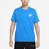 Nike T Shirts Men's Blue Crew Neck Moderate Straight Fit DR7810-435