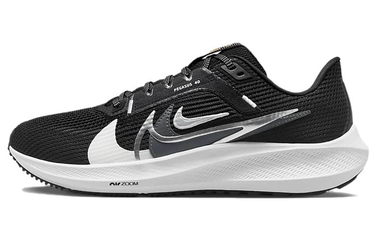 Nike Wmns Air Zoom Pegasus 40 Premium Quadruple Swoosh - Black White 36