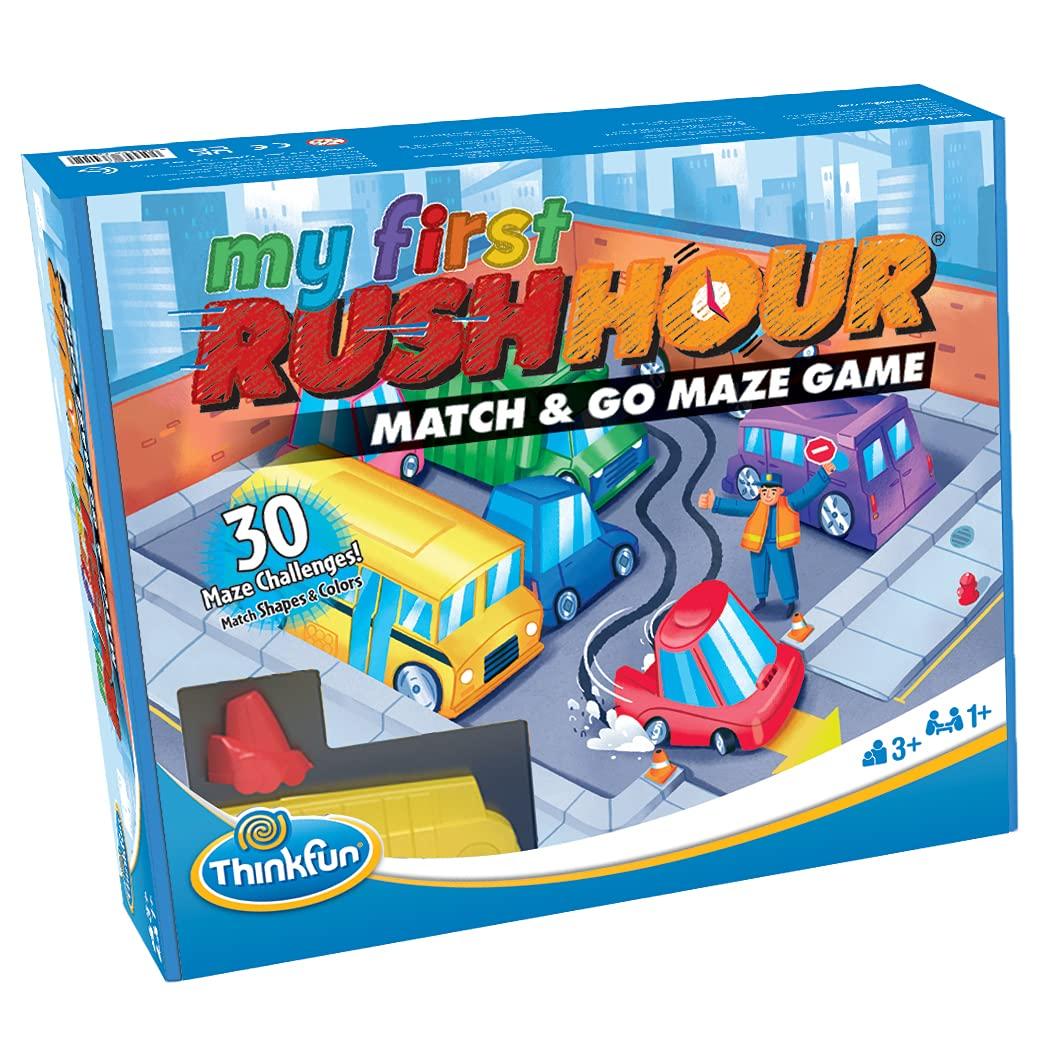 ThinkFun First Rush Game for ages 3 and Escape MENSA Develops Tabletop Educational Gift for  My Hour  (Product Code 76411) up. [Traffic Game,
