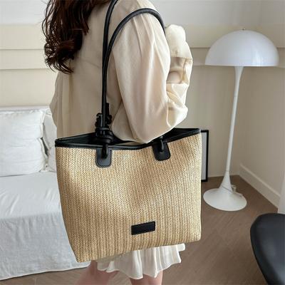 Bags Straw Bags Ethnic Style Underarm Bags Stylish And Simple Tote Bags Niche Versatile Shoulder Bags
