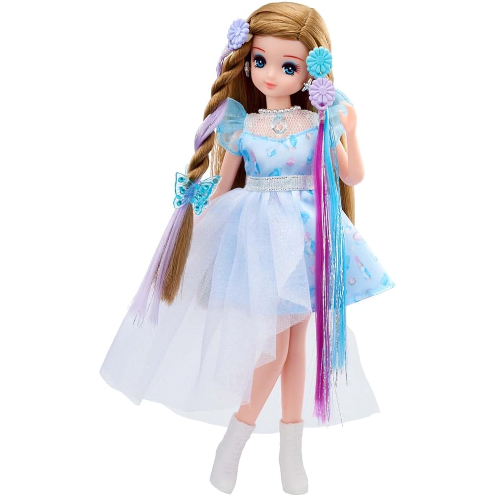 Takara Tomy Licca-chan Doll Tsubasa Blue Outfit Change Toy for Pretend Play Ages 3 and Up